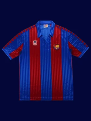 Barcelona 1991-92 Retro Home Front early classic replica collectible jersey