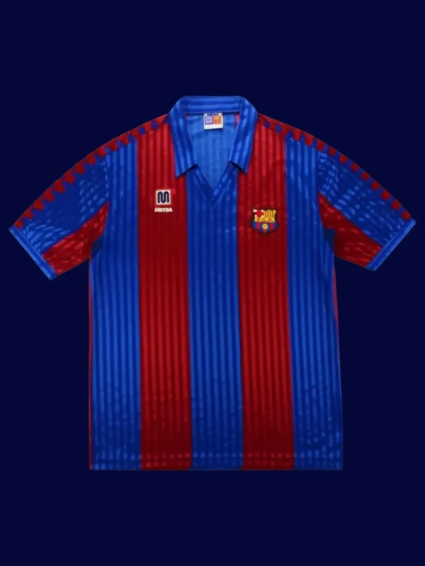 Barcelona 1991-92 Retro Home Front early classic replica collectible jersey