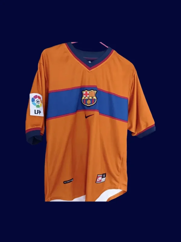 Barcelona 1998-2000 Orange Third Retro Jersey No Patch Front