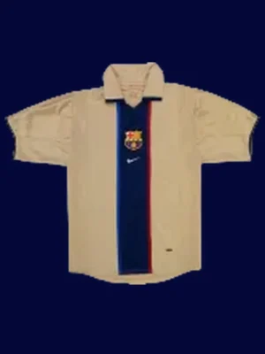 arcelona 2002 Retro Away Front early away colorway classic replica jersey