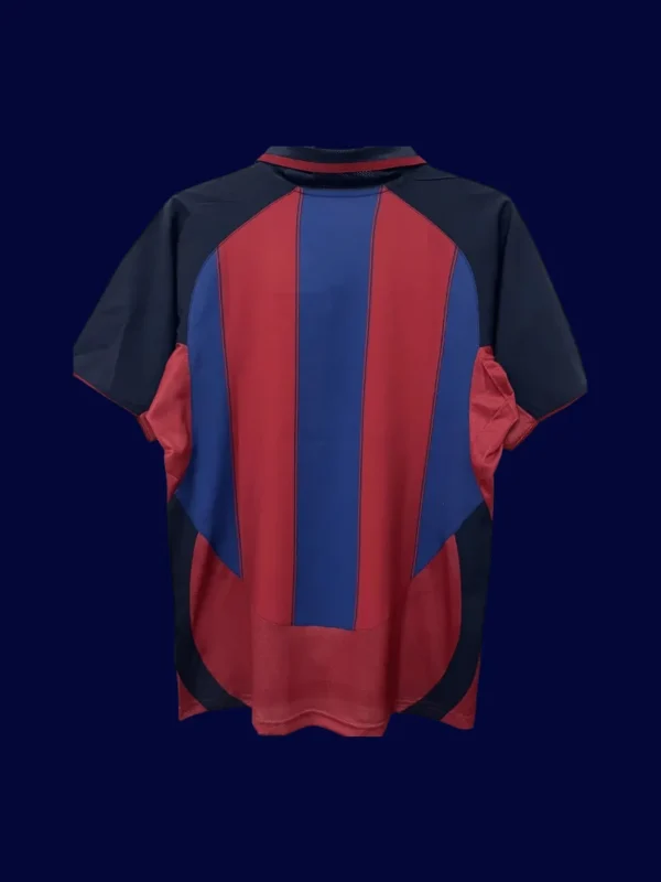Barcelona 03-04 Retro Home Back old-style number print replica detail