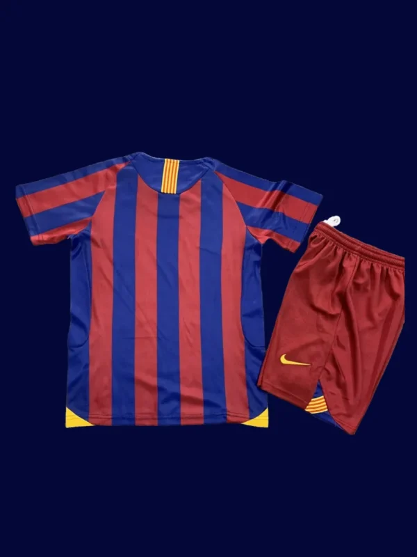 Barcelona 05-06 Retro Kids Back durable stitched number play-ready design