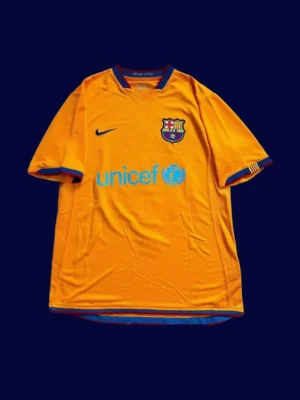 Barcelona 06-07 Retro Away Front classic away colorway replica collectible jersey
