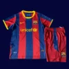 Barcelona Home Retro Kids kits 10/11 1 - kfcool.com Barcelona 10-11 Retro Kids Home Front child replica cute kid-fit jersey