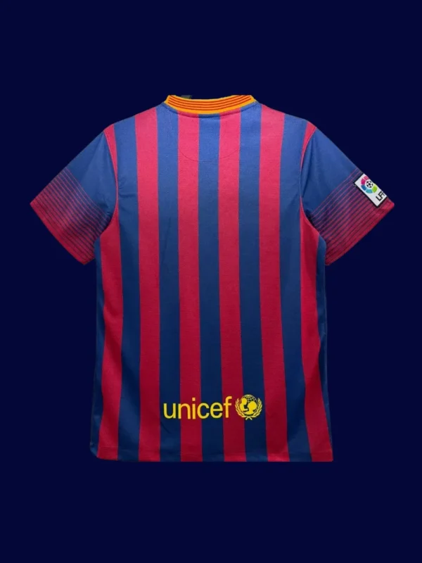 Barcelona 13-14 Retro Home Back season-style number detail reproduction