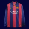 Barcelona 2014-15 Home Long Sleeve Jersey Front
