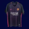 Barcelona 16-17 Retro Away Front dark replica match-ready jersey
