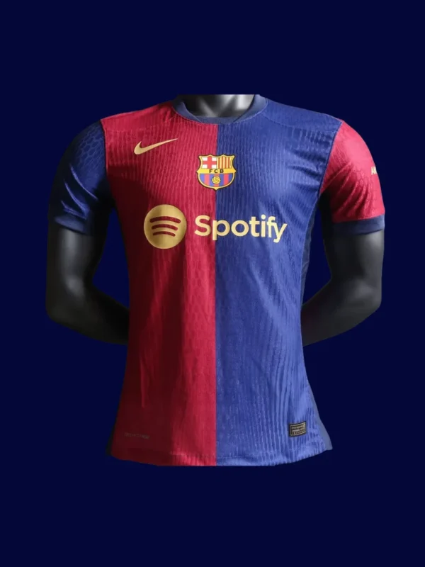 Barcelona Home Jersey 24/25 Player Version1 - KFCool – Football Jerseys & Soccer Kits Store Barcelona 24-25 Home Player Front classic heritage innovative match details