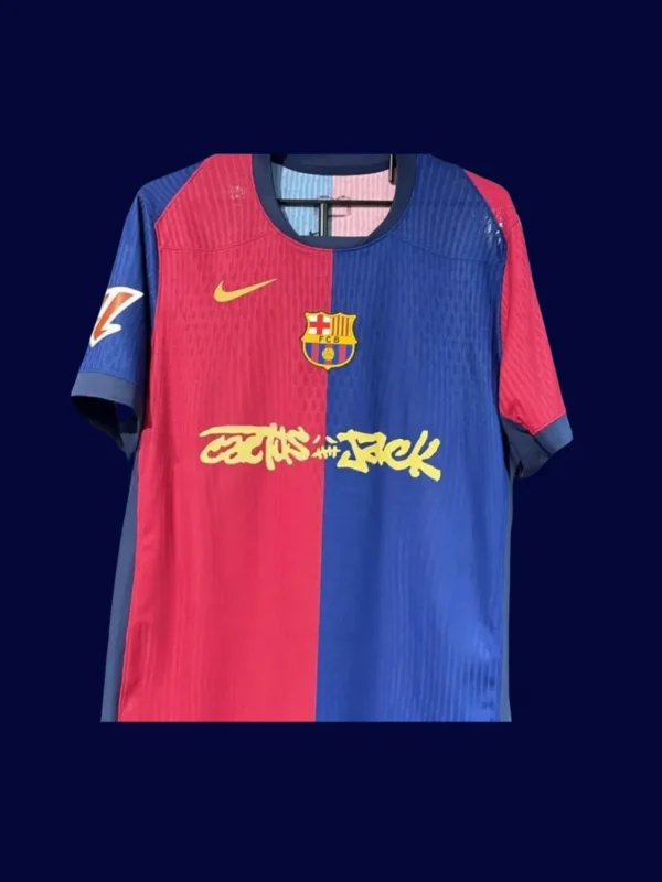 Barcelona 24-25 Home Travis Scott Player Version Front