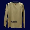 Barcelona 2526 Away Long Sleeve Fans Back flat washable number info
