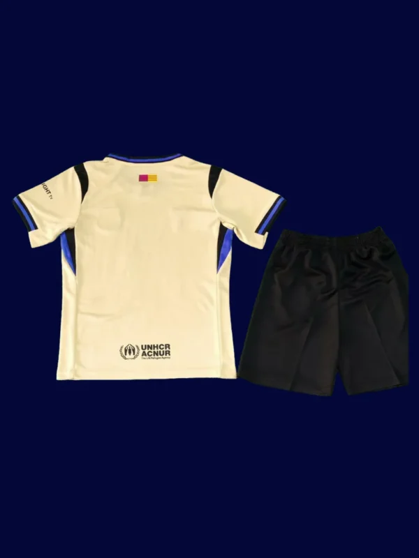 Barcelona 2526 Away Kids Fans Back readable number durable fabric