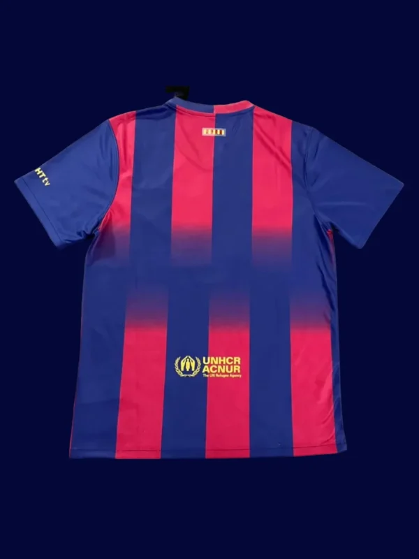 Barcelona 2526 Home Fans Jersey Back customizable number affordable fit