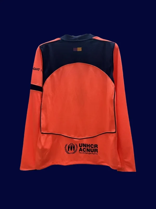Barcelona 2526 Third Long Sleeve Fans Back flat number durable material