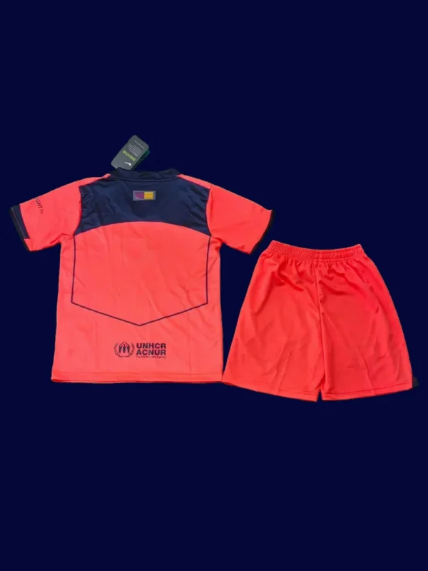 Barcelona 2526 Third Kids Fans Back safe printed number washable