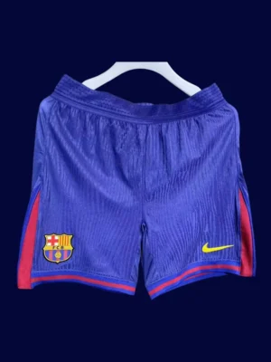 Barcelona 2526 Home Shorts Player Front breathable lightweight elastic