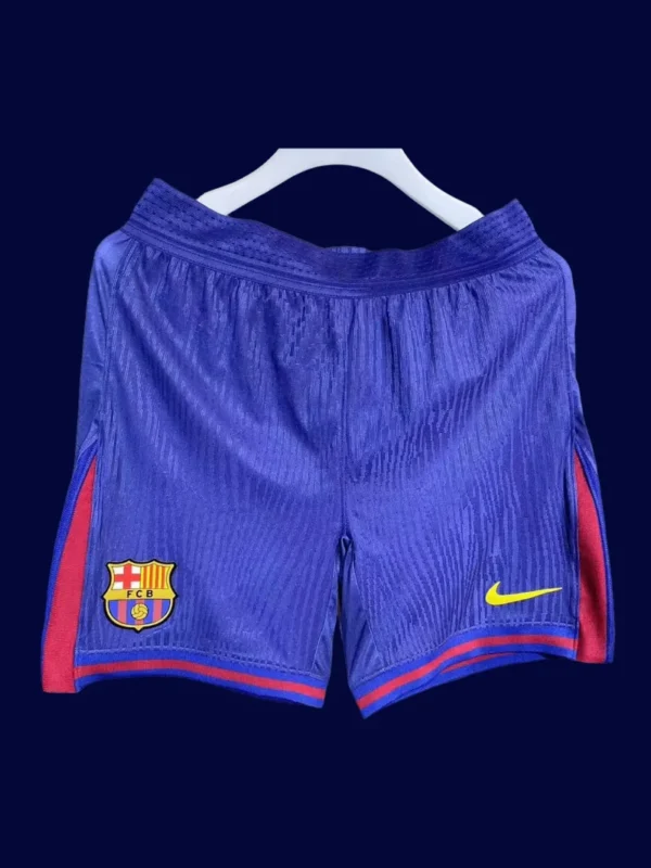 Barcelona 2526 Home Shorts Player Front breathable lightweight elastic