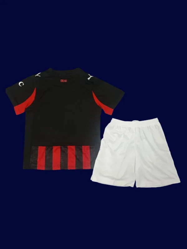 AC Milan 25/26 Kids Fans Home Jersey Back