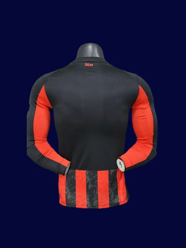 AC Milan 25/26 Player Home Long Sleeve Back