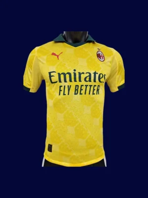 AC Milan 25/26 Third Yellow Player Jersey Front