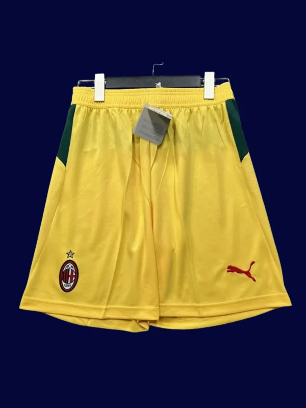 AC Milan 25/26 Third Yellow Fans Shorts Front