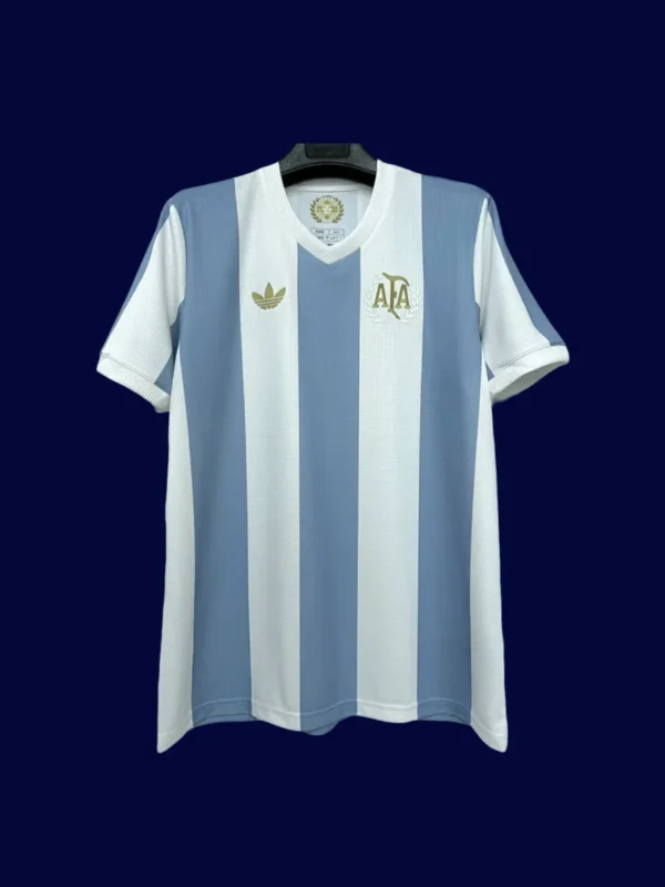 Argentina 50th Anniversary Jersey Fans Version - Front | Commemorative Replica