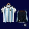 Argentina Kids Home Jersey 26/27 Fans — Front | Youth Edition for 2026 World Cup