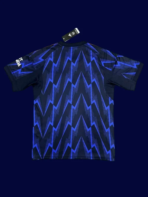 Arsenal fans away back blank printable name number 25/26