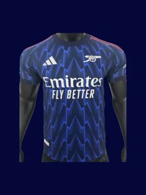 Arsenal away player shorts front 25/26 dark lightweight durable