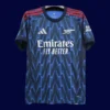Arsenal 25/26 away fans jersey front classic fit blue edition
