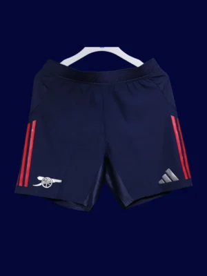 Arsenal white shorts back seam reinforced ventilation 25/26