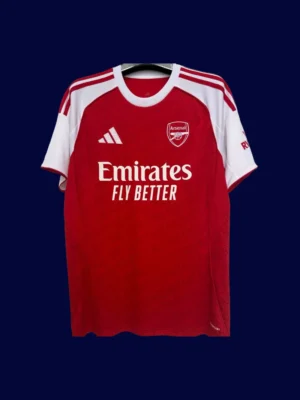 Arsenal 25/26 fans home red jersey front comfortable casual fit