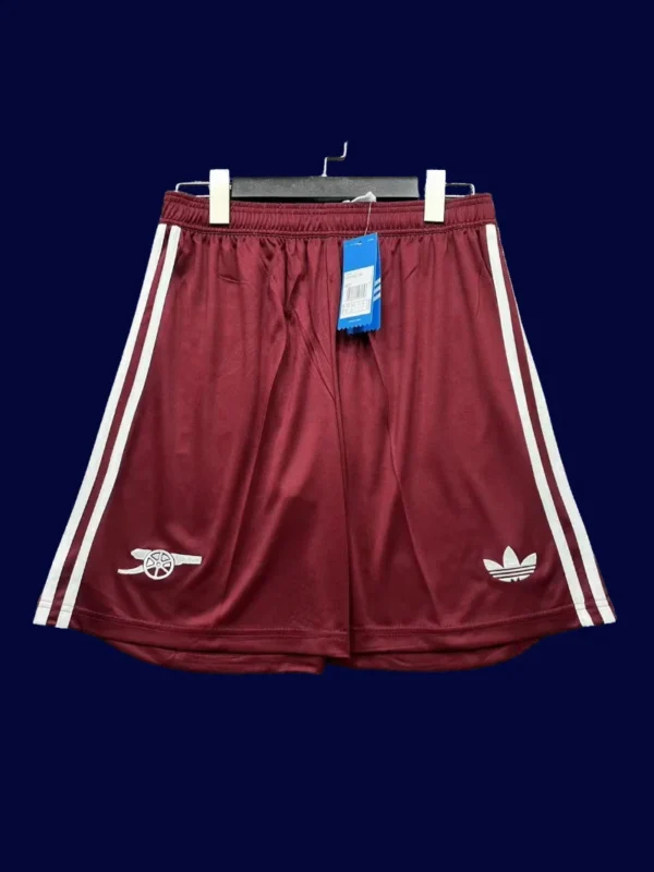 Arsenal third fans shorts front comfortable casual versatile 25/26