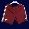 Arsenal third player shorts front 25/26 lightweight athletic cut