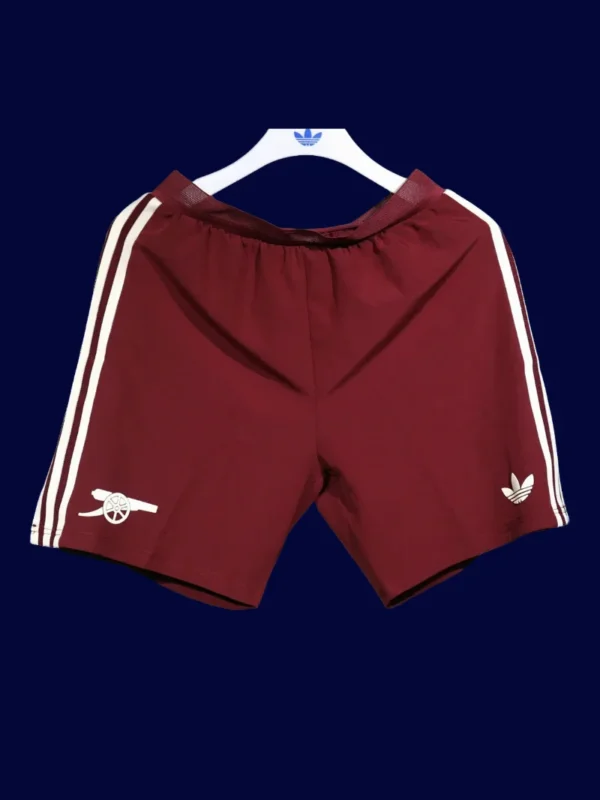 Arsenal third player shorts front 25/26 lightweight athletic cut