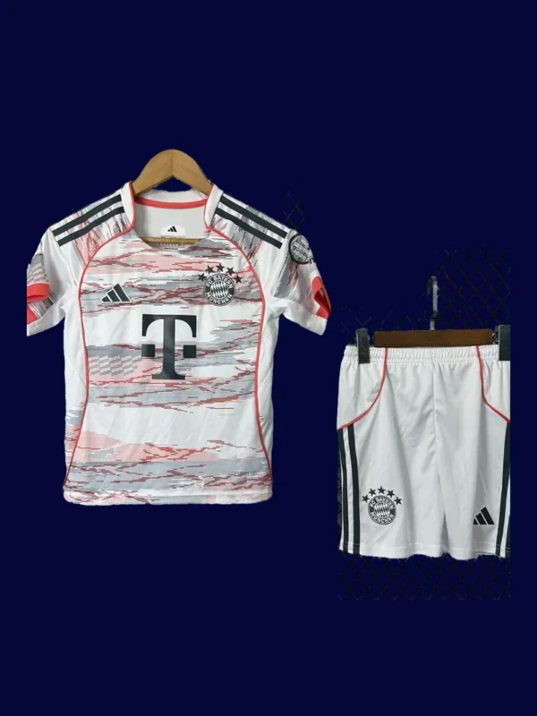 Bayern Munchen Away Kids kits 2526 Fans Version1 - kfcool.com Bayern Munich 25/26 Kids Away Fans Front Jersey