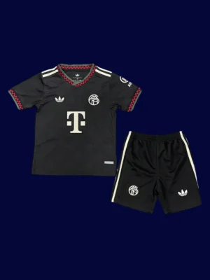 Bayern Munich 25/26 Kids Third Black Fans Front