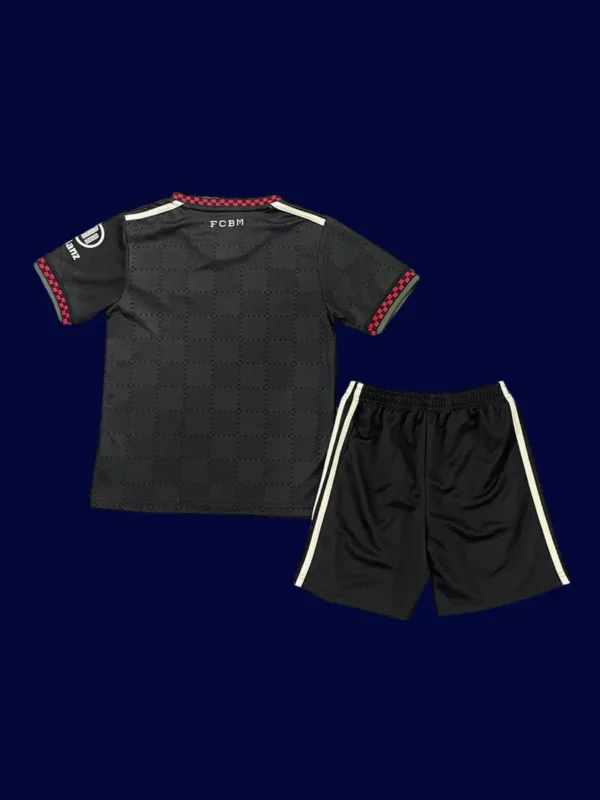 Bayern Munich 25/26 Kids Third Black Fans Back