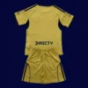 Boca Juniors 25/26 away kids fans kit back, youth supporter rear