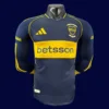 Boca Juniors 25/26 home long sleeve player jersey front, pro LS kit