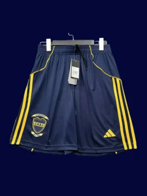 Boca Juniors 25/26 home fans shorts front, supporter blue shorts
