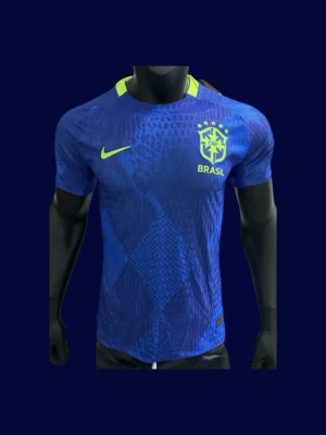 Brazil Away Blue Jersey 2526 Player Version1 Brazil 25/26 Away Blue Jersey Player Version - Front | Elite Match Shirt
