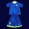 Brazil 25/26 Kids Away Blue Jersey Fans Version - Front | Youth Away Shirt