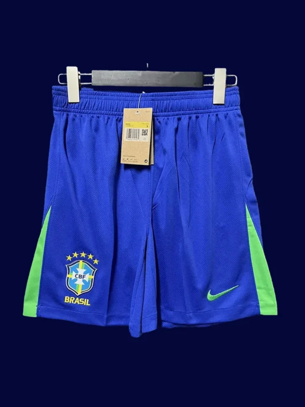 Brazil 24/25 Home Yellow Shorts Fans Version - Front | Supporter Shorts