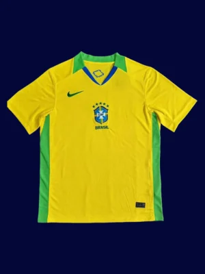 Brazil Home Yellow Jersey 2526 Fans Version1 Brazil 25/26 Home Yellow Jersey Fans Version - Front | Supporter Replica Shirt