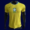 Brazil Home Yellow Jersey 2526 Player Version1 - kfcool.com Brazil 25/26 Home Yellow Jersey Player Version - Front | Authentic Match Shirt