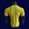 Brazil Home Yellow Jersey 2526 Player Version2 - kfcool.com Brazil 25/26 Home Yellow Jersey Player Version - Back | Number Panel & Ventilation