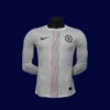 Chelsea 25/26 Away Long Sleeve Front Player Version white jersey