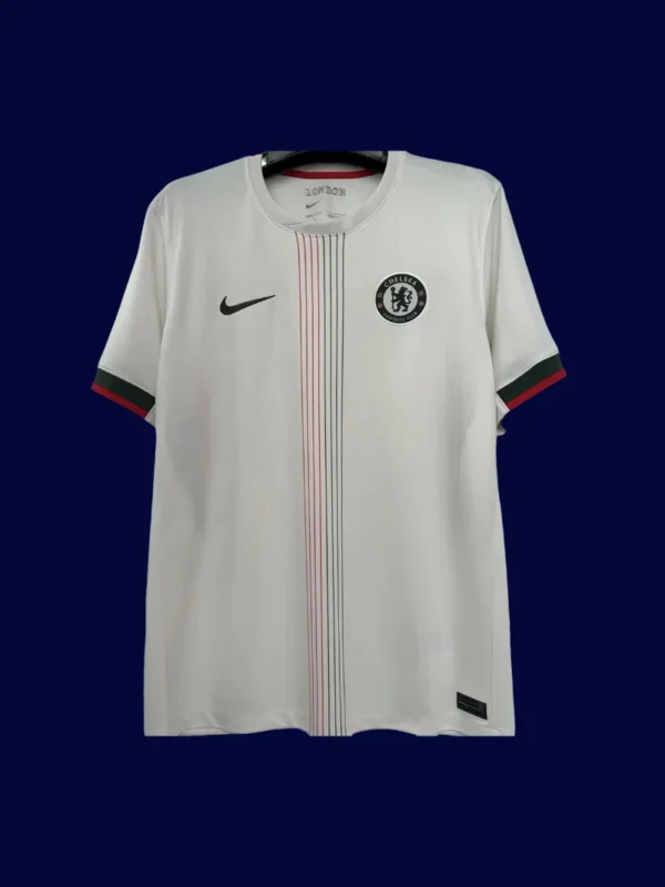 Chelsea 25/26 Away Front Fans Version white replica jersey