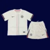 Chelsea Away White Kids kits 2526 1 - KFCool – Football Jerseys & Soccer Kits Store Chelsea 25/26 Kids Away Front white jersey youth fit