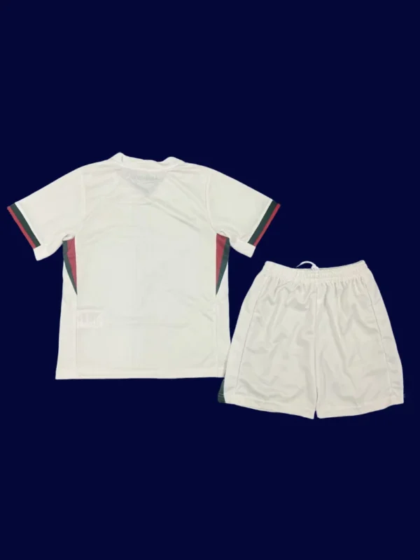 Chelsea Away White Kids kits 2526 2 - KFCool – Football Jerseys & Soccer Kits Store Chelsea 25/26 Kids Away Back customizable number youth